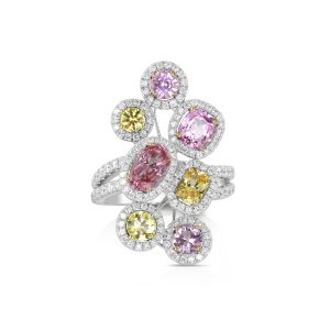 Candy Cluster Statement Ring