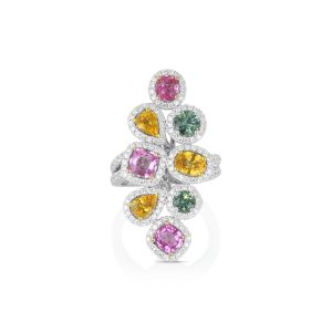 Multicolor Sapphire Ring