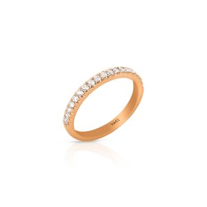 Rose Gold Diamond Eternity Band