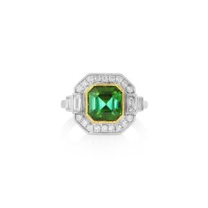 Green Tourmaline Ring