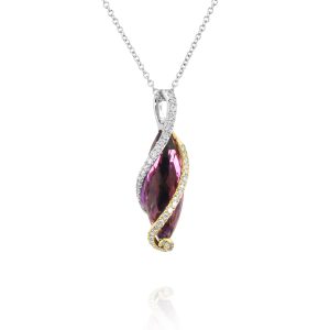 Helix Amethyst Pendant