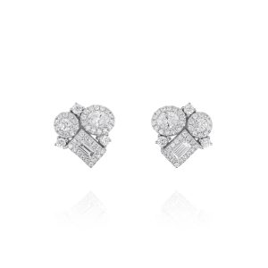 Diamond Cluster Earrings