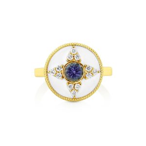Regalia Round Tanzanite Ring