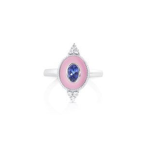 Regalia Small Oval Tanzanite Ring