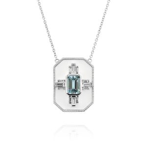 Regalia EC Aquamarine Pendant