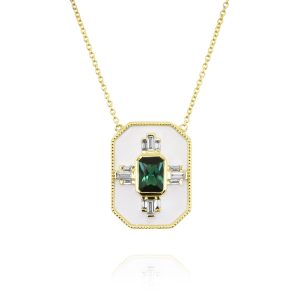 Regalia EC Green Tourmaline Pendant