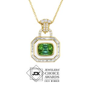 O agon Green Tourmaline Pendant