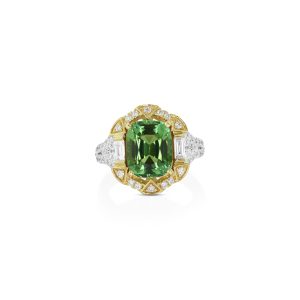 Seafoam  Green Tourmaline Ring