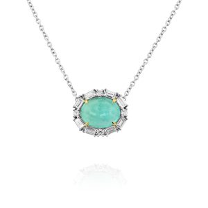 Oval Paraiba Pendant