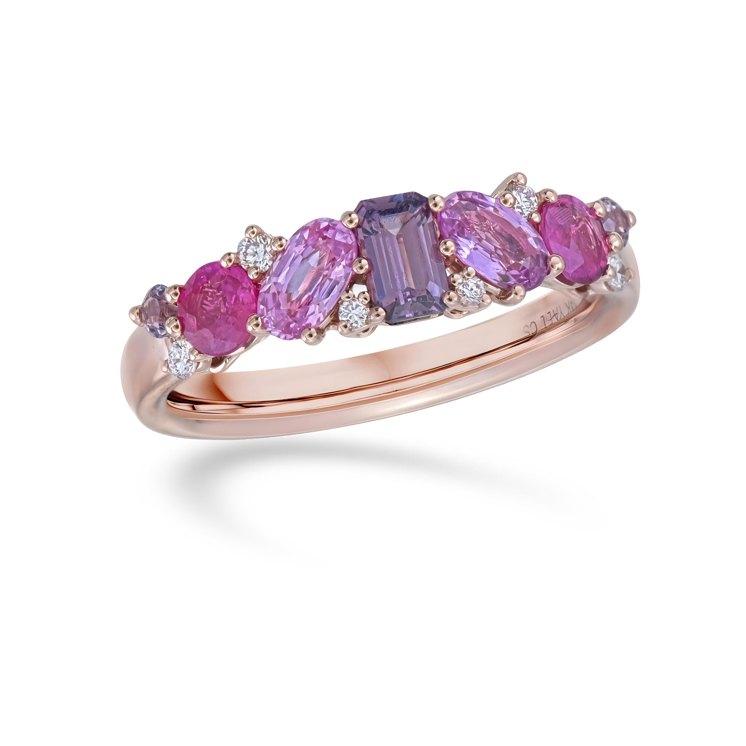 Purple Spinel & Sapphire Ring - Image 2