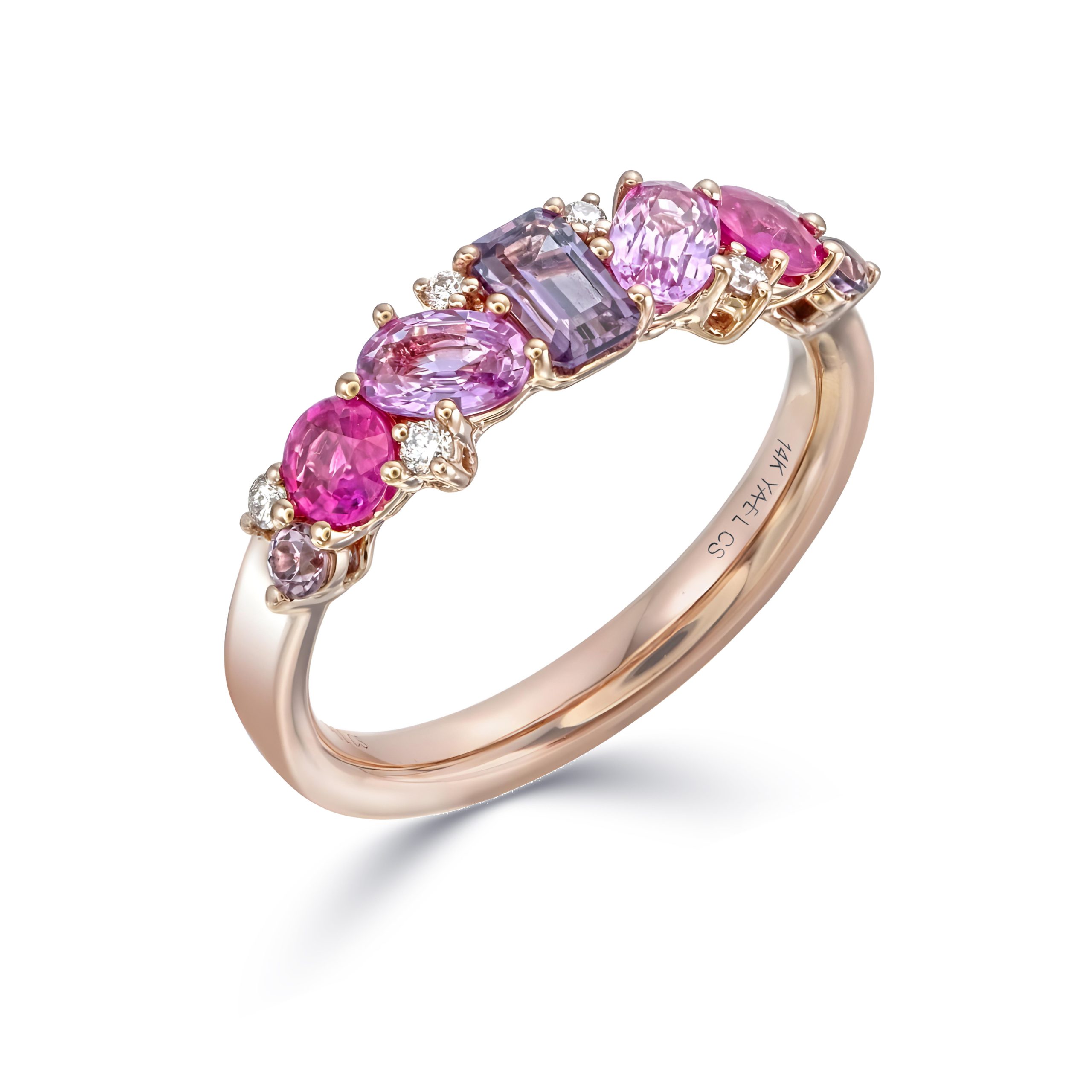 Purple Spinel & Sapphire Ring - Image 3