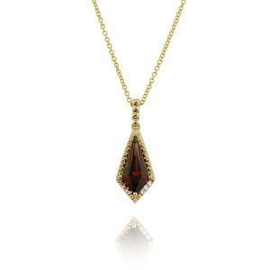 Kite Red Garnet Pendant