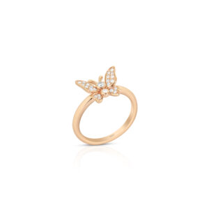Butterfly Diamond Ring
