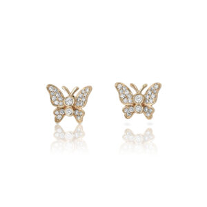 Butterfly Diamond Studs